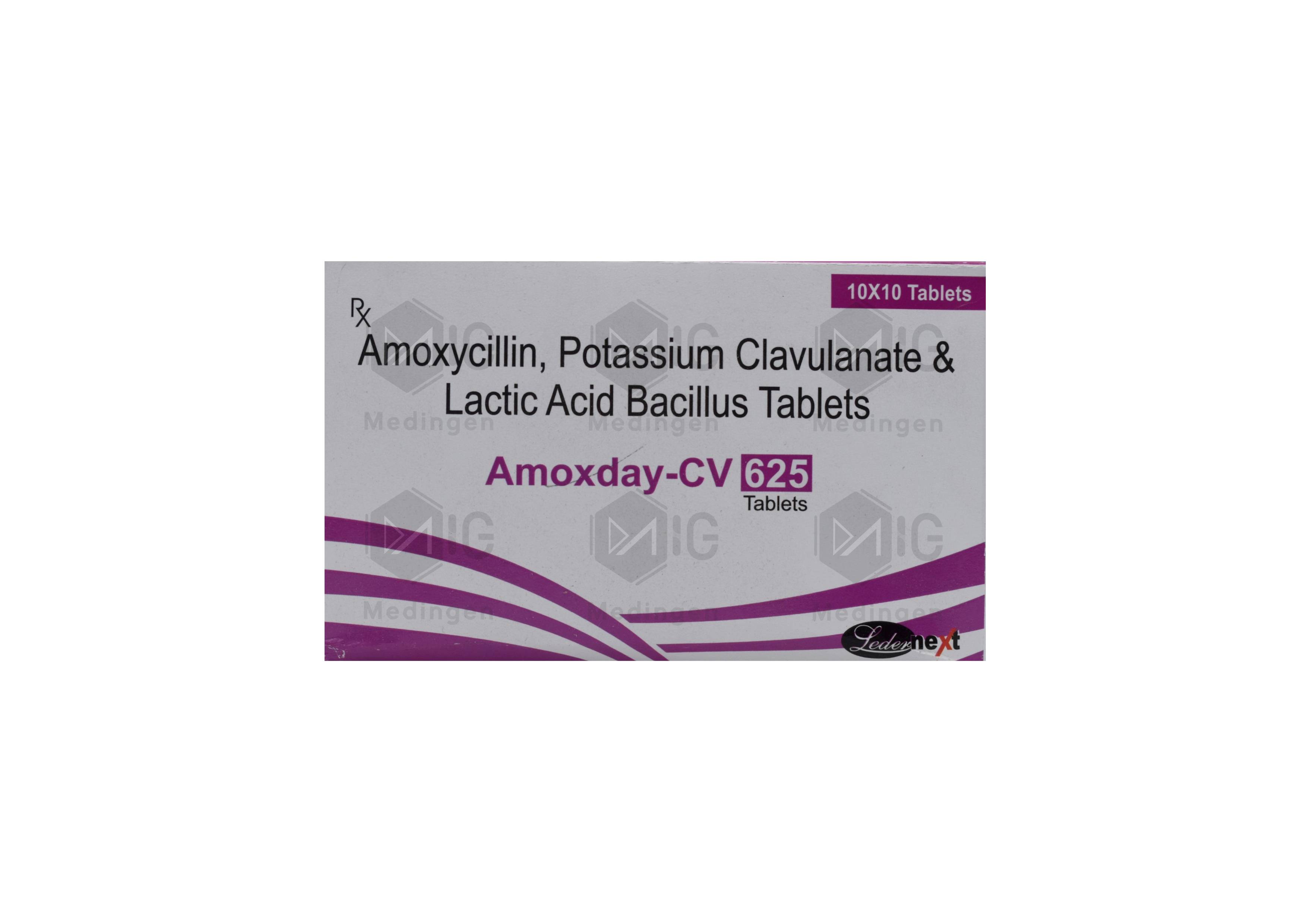 AMOXDAY CV 625MG